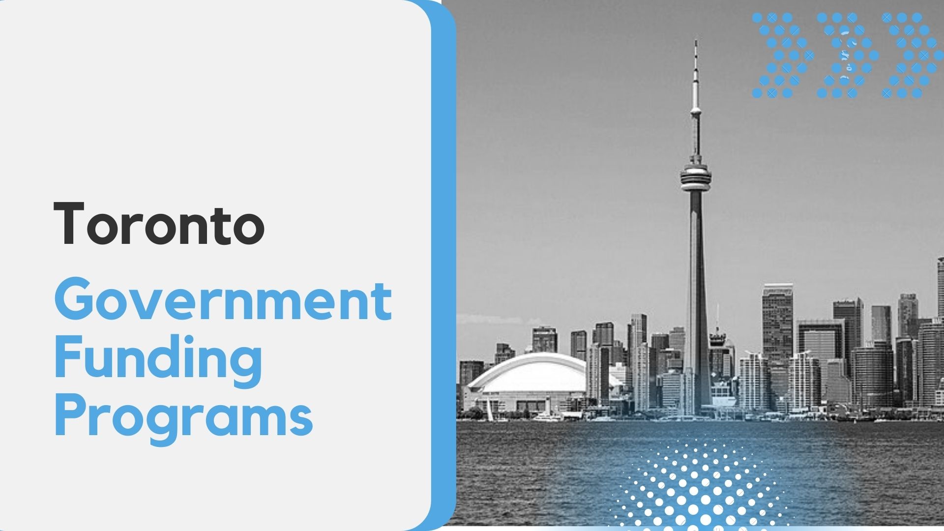 Toronto Government Funding Programs